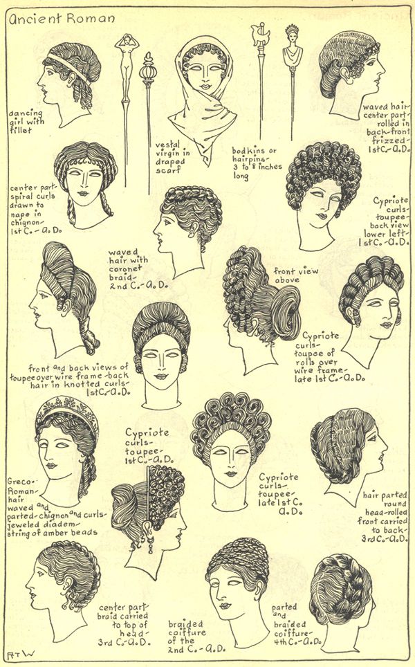 ancient rome woman hair styles